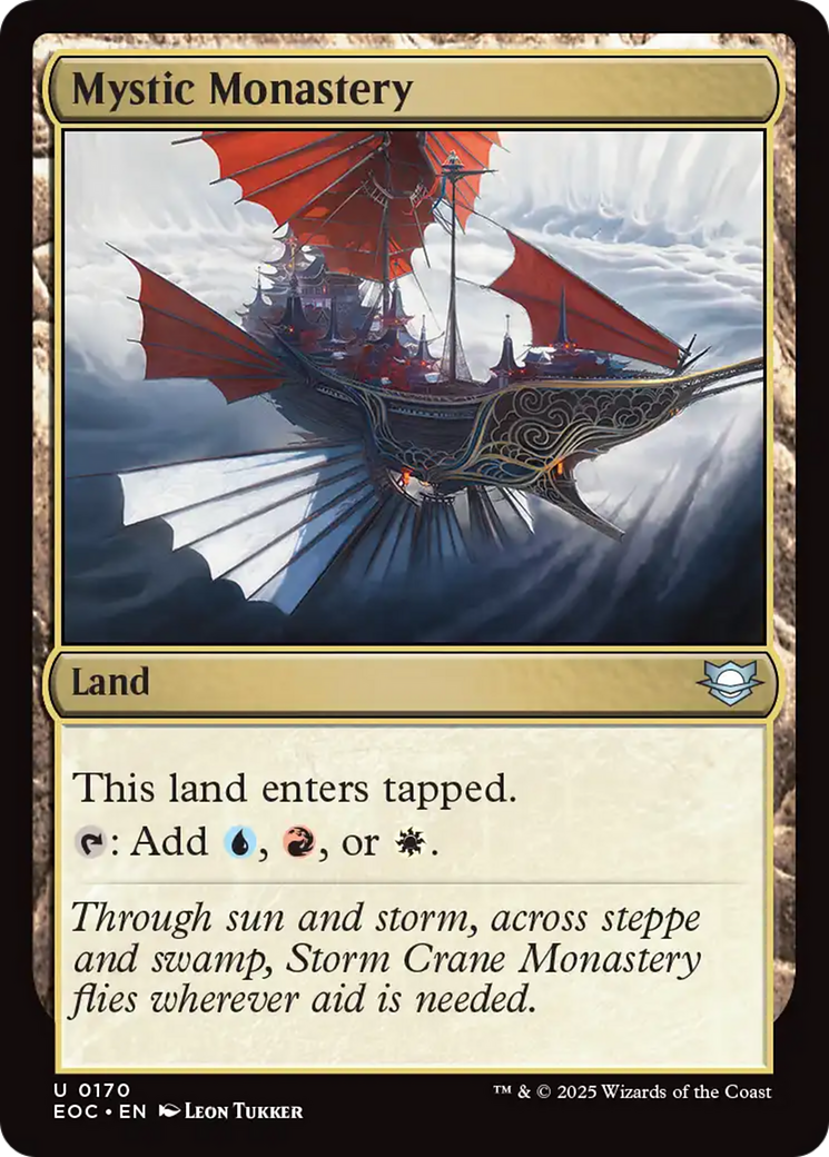 Mystic Monastery [Edge of Eternities Commander] | Cracking-Singles