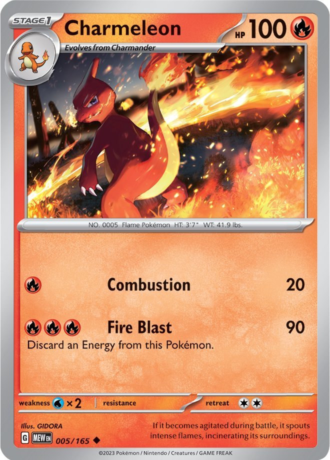 Charmeleon (005/165) [Scarlet & Violet 151] | Cracking-Singles