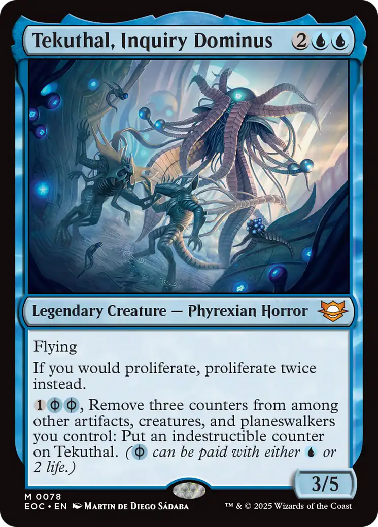 Tekuthal, Inquiry Dominus [Edge of Eternities Commander] | Cracking-Singles