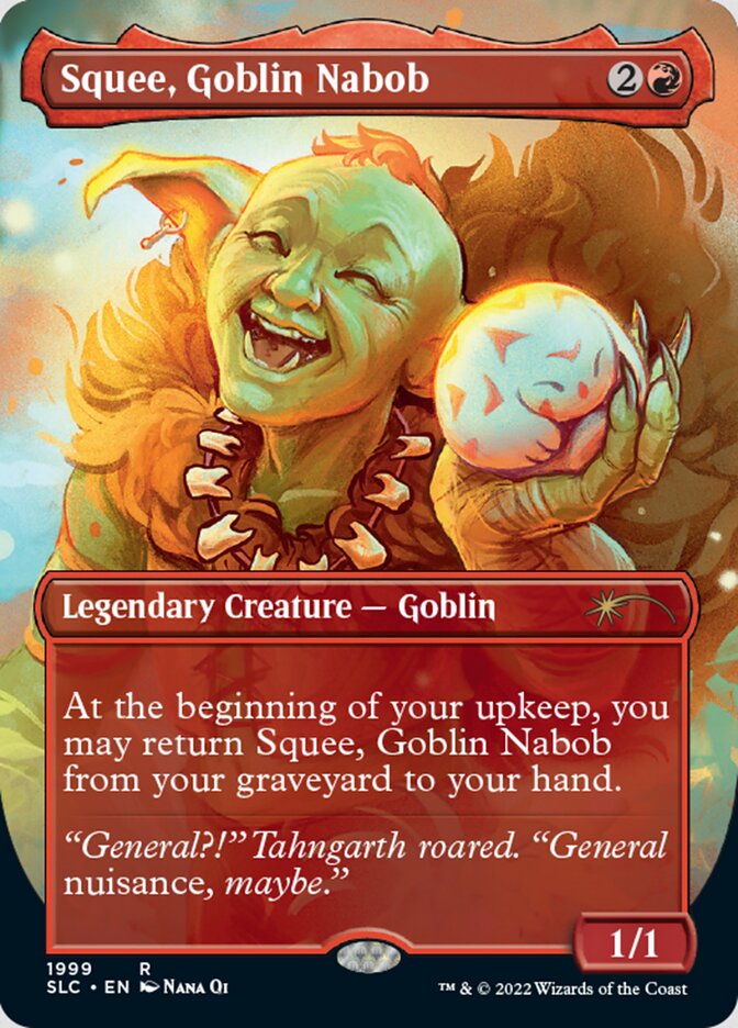 Squee, Goblin Nabob (Borderless) [Secret Lair Countdown Kit] | Cracking-Singles