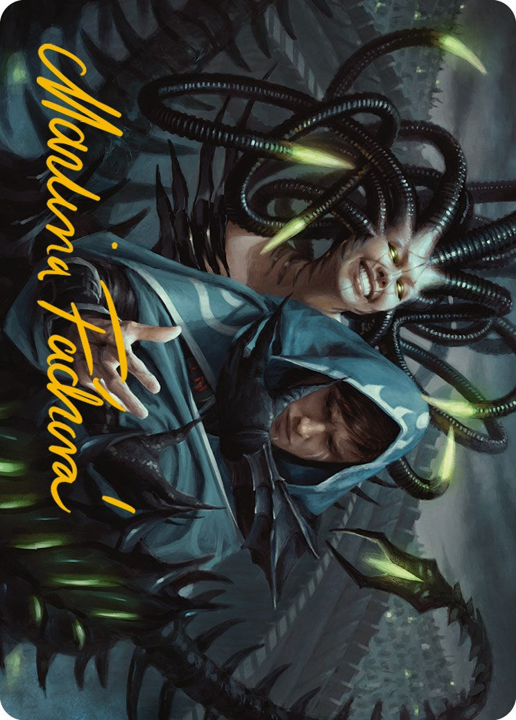 Phyrexian Arena Art Card (Gold-Stamped Signature) [Phyrexia: All Will Be One Art Series] | Cracking-Singles
