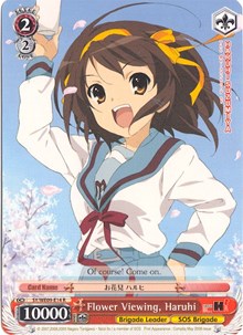 Flower Viewing, Haruhi (SY/WE09-E14) [The Melancholy of Haruhi Suzumiya Extra Booster] | Cracking-Singles