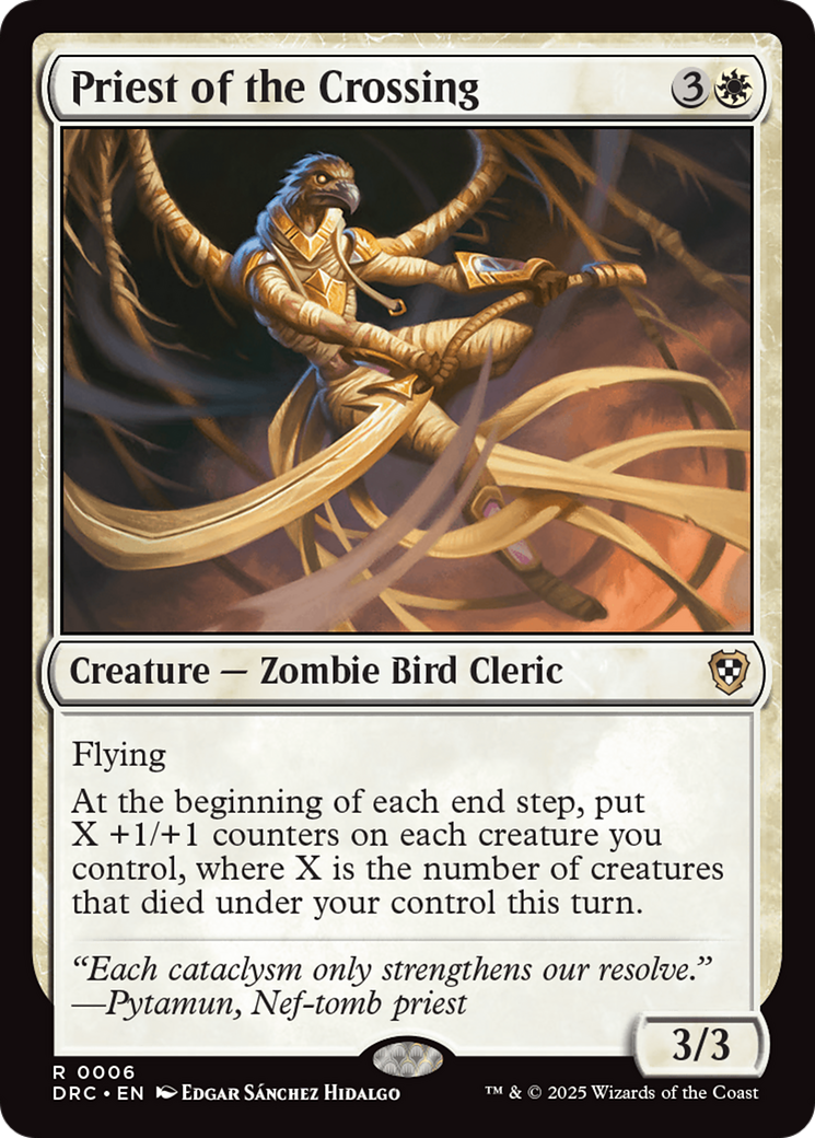 Priest of the Crossing [Aetherdrift Commander] | Cracking-Singles