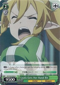 Leafa Gets Her Hand Bit (SAO/S20-E036 U) [Sword Art Online] | Cracking-Singles