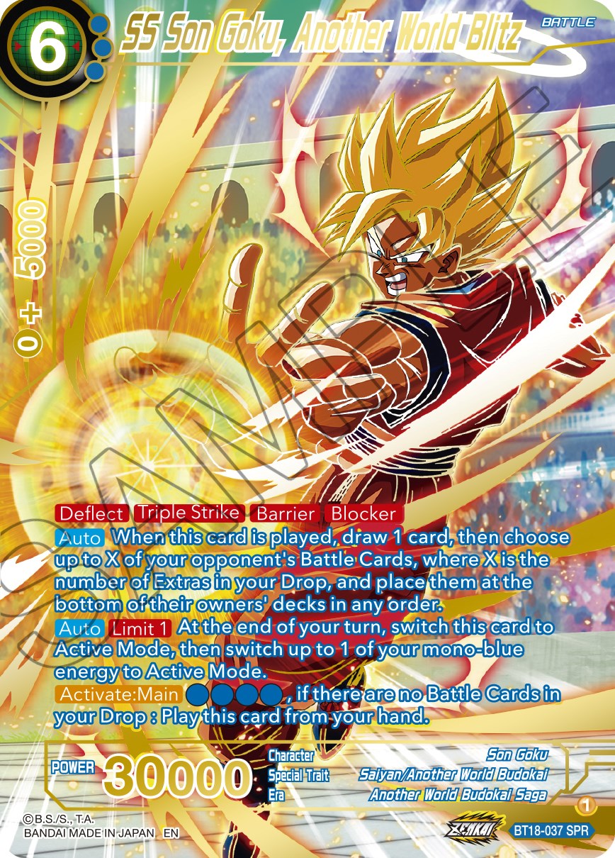 SS Son Goku, Another World Blitz (SPR) (BT18-037) [Dawn of the Z-Legends] | Cracking-Singles