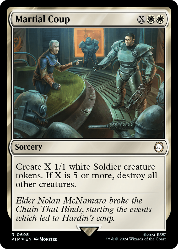 Martial Coup (Surge Foil) [Fallout] | Cracking-Singles