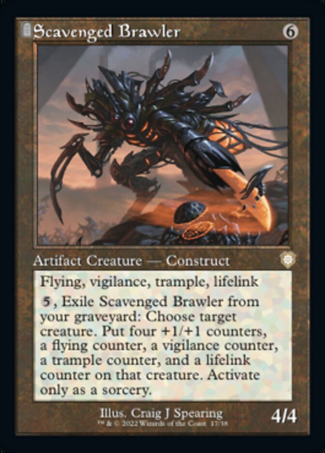 Scavenged Brawler (Retro) [The Brothers' War Commander] | Cracking-Singles