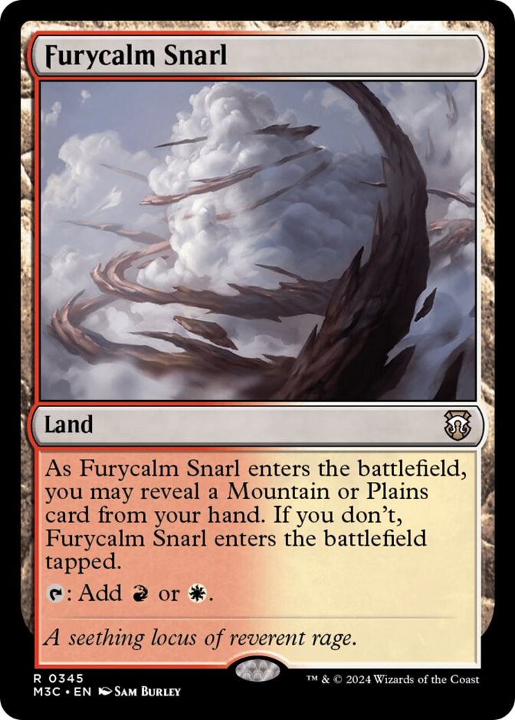 Furycalm Snarl (Ripple Foil) [Modern Horizons 3 Commander] | Cracking-Singles