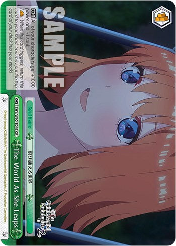 The World As She Leaps (5HY/W90-E046 CR) [The Quintessential Quintuplets 2] | Cracking-Singles