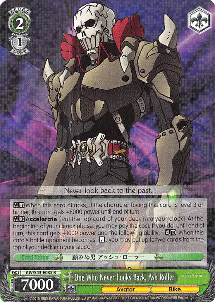 One Who Never Looks Back, Ash Roller (AW/S43-E035	R) [Accel World -Infinite Burst-] | Cracking-Singles