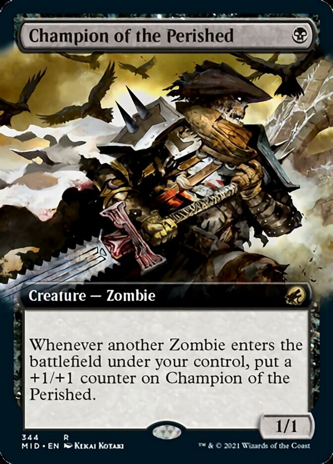 Champion of the Perished (Extended Art) [Innistrad: Midnight Hunt] | Cracking-Singles