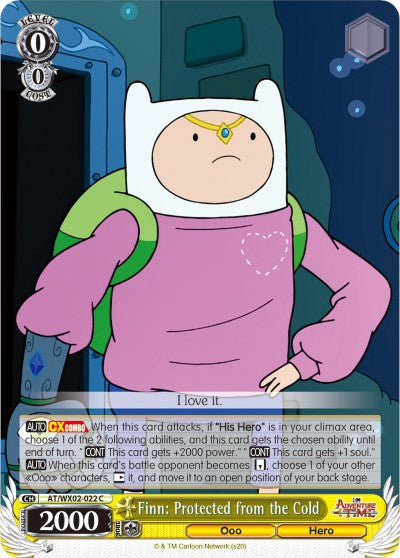 Finn: Protected from the Cold (AT/WX02-022 C) [Adventure Time] | Cracking-Singles