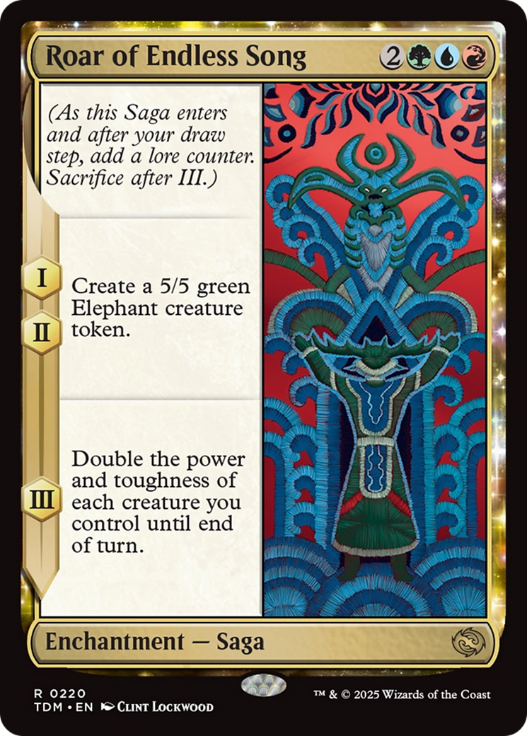 Roar of Endless Song [Tarkir: Dragonstorm] | Cracking-Singles