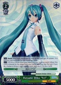 Hatsune Miku "V3" (PD/S29-E029R RRR) [Hatsune Miku: Project DIVA F 2nd] | Cracking-Singles