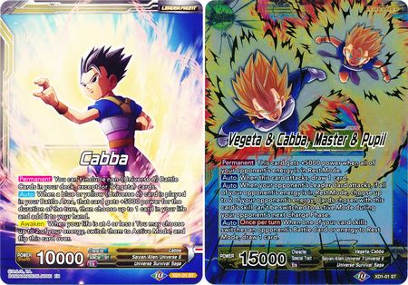 Cabba // Vegeta & Cabba, Master & Pupil (XD1-01) [Assault of the Saiyans] | Cracking-Singles