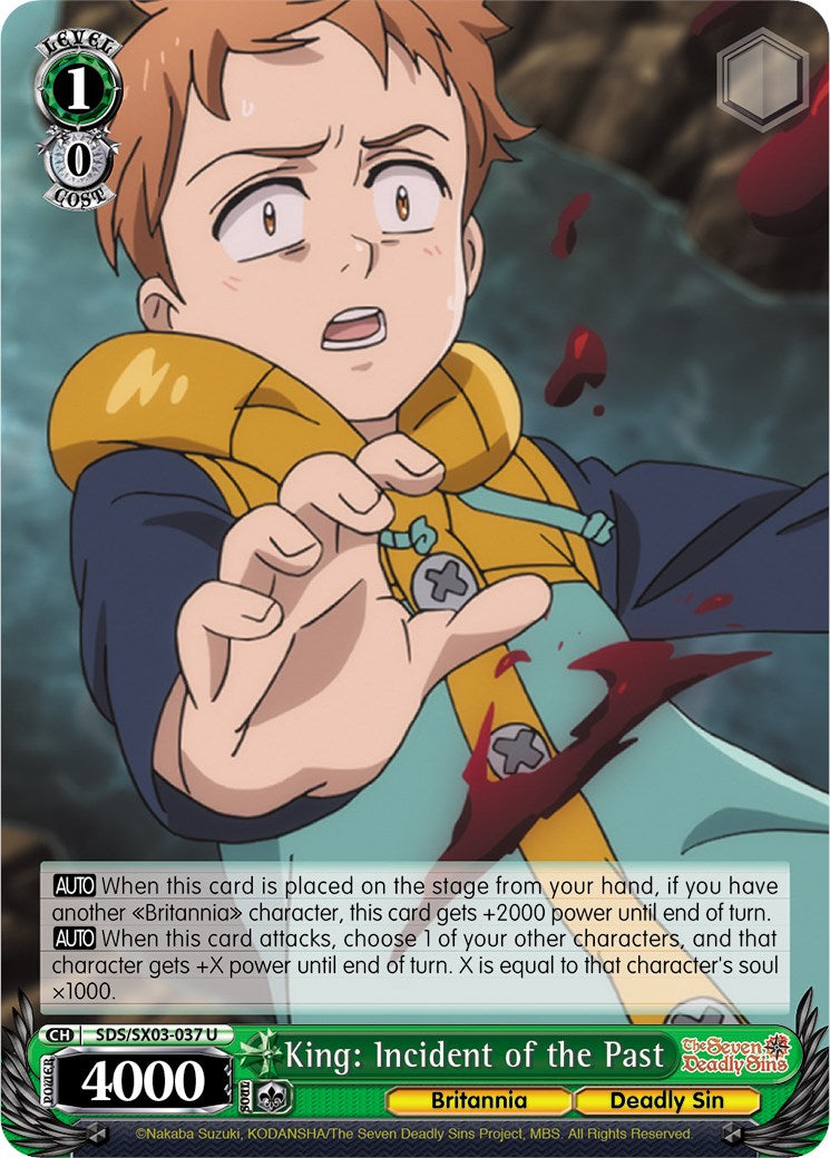 King: Incident of the Past (SDS/SX03-037 U) [The Seven Deadly Sins] | Cracking-Singles
