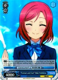 "Forever and Ever" Maki Nishikino (LL/W34-E077S SR) [Love Live! Vol. 2] | Cracking-Singles