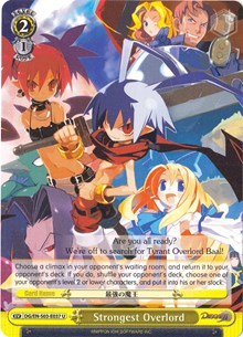 Strongest Overlord (DG/EN-S03-E037 U) [Disgaea] | Cracking-Singles