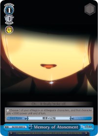 Memory of Atonement (RZ/S55-E095 U) [Re:ZERO Vol.2] | Cracking-Singles
