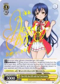 "Our LIVE, the LIFE with You" Umi Sonoda (LL/W24-E004SP SP) [Love Live!] | Cracking-Singles