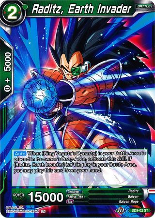 Raditz, Earth Invader (SD9-02) [Assault of the Saiyans] | Cracking-Singles