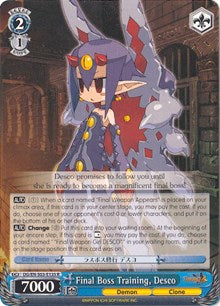 Final Boss Training, Desco (DG/EN-S03-E135 R) [Disgaea] | Cracking-Singles