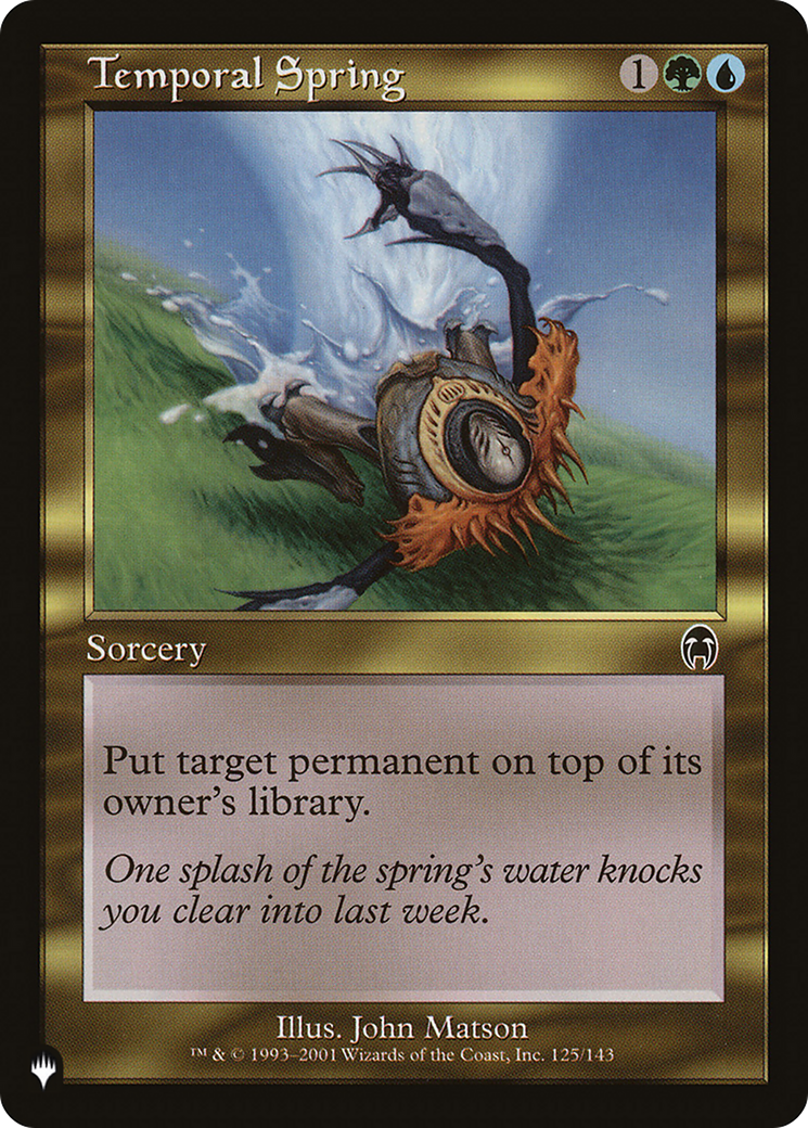 Temporal Spring [The List] | Cracking-Singles