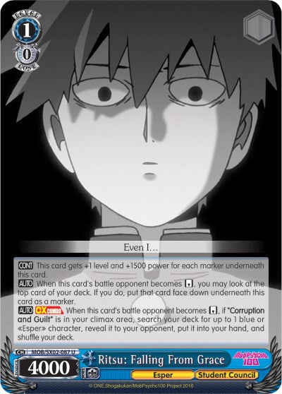 Ritsu: Falling From Grace (MOB/SX02-087 U) [Mob Psycho 100] | Cracking-Singles
