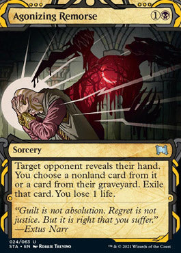 Agonizing Remorse (Foil Etched) [Strixhaven: Mystical Archive] | Cracking-Singles