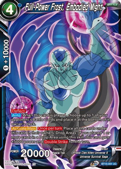 Full-Power Frost, Embodied Might (BT15-051) [Saiyan Showdown] | Cracking-Singles
