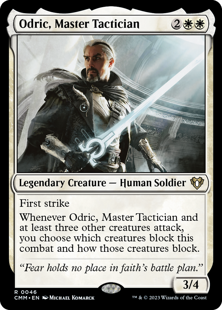 Odric, Master Tactician [Commander Masters] | Cracking-Singles
