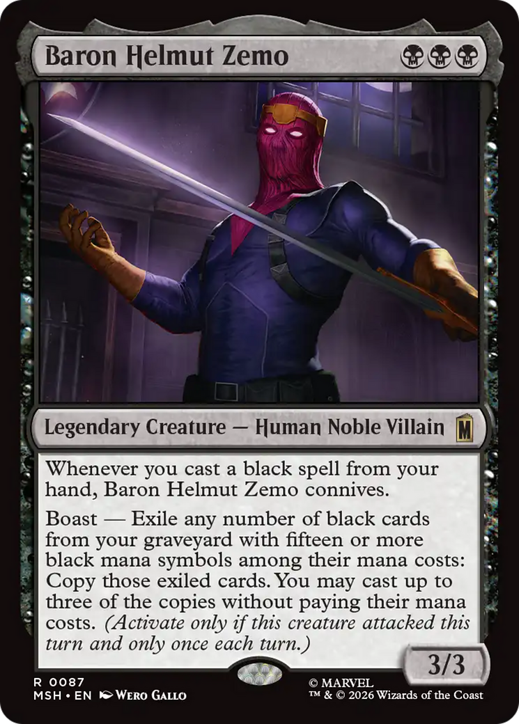 Baron Helmut Zemo [Marvel Super Heroes] | Cracking-Singles