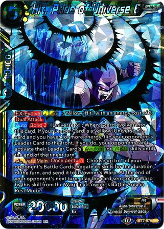Hit, Pride of Universe 6 (BT7-079) [Assault of the Saiyans] | Cracking-Singles