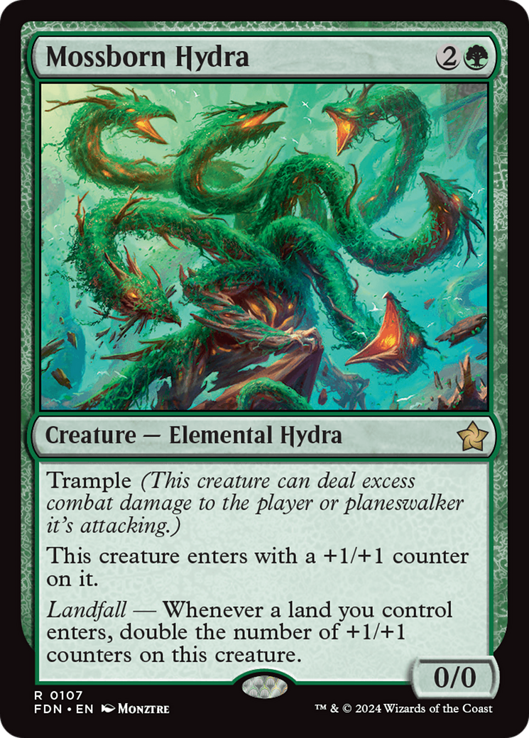 Mossborn Hydra [Foundations] | Cracking-Singles
