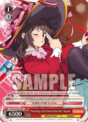 "Heartstrings of the Crimson Demon Race" Megumin (KS/W55-PE01 PR) (Promo) [KonoSuba 2] | Cracking-Singles