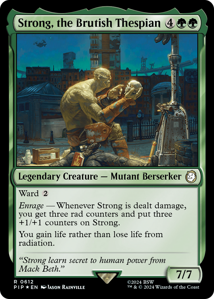 Strong, the Brutish Thespian (Surge Foil) [Fallout] | Cracking-Singles