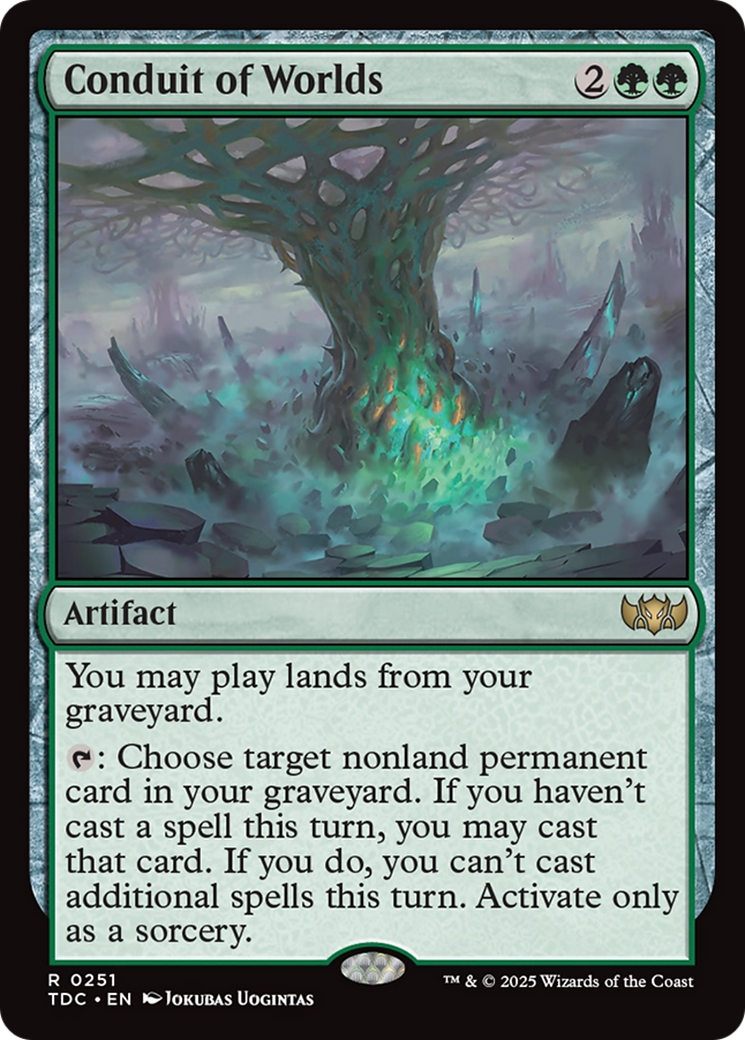 Conduit of Worlds [Tarkir: Dragonstorm Commander] | Cracking-Singles