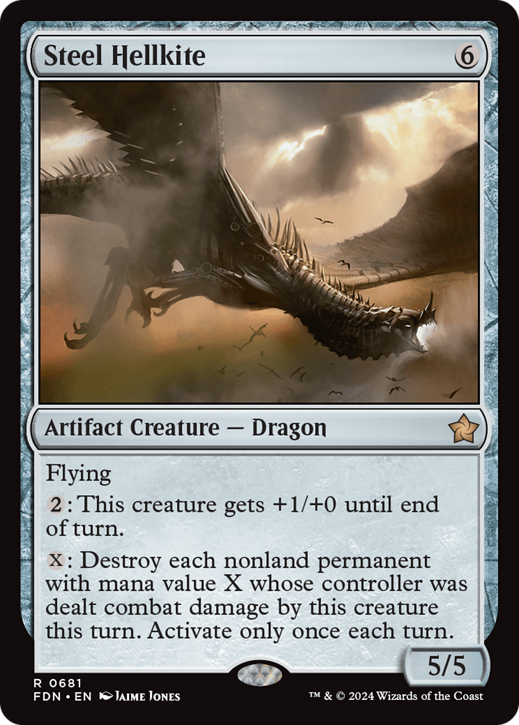 Steel Hellkite [Foundations] | Cracking-Singles