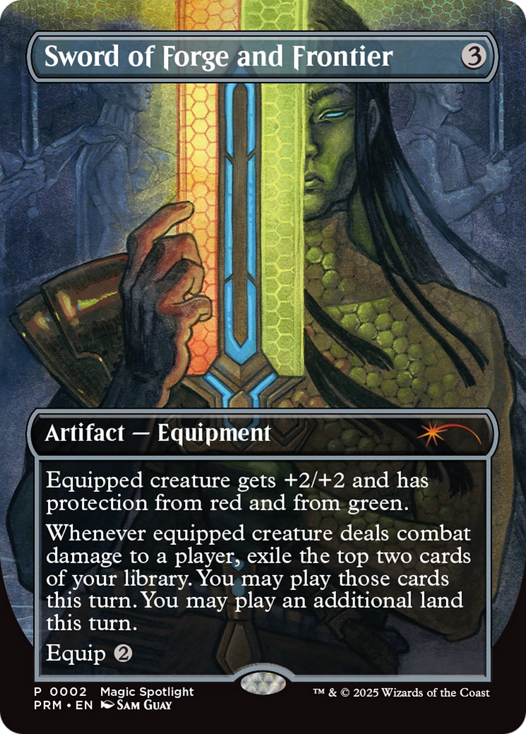 Sword of Forge and Frontier (Borderless) [Wizards Play Network 2025] | Cracking-Singles