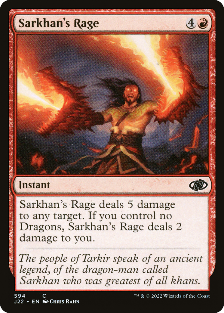 Sarkhan's Rage [Jumpstart 2022] | Cracking-Singles
