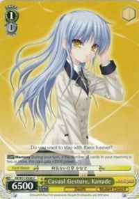 Casual Gesture, Kanade (AB/W31-E026 U) [Angel Beats! Re:Edit] | Cracking-Singles
