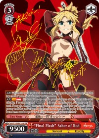 "Final Flash" Saber of Red (APO/S53-E028SP SP) [Fate/Apocrypha] | Cracking-Singles
