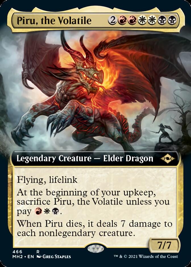 Piru, the Volatile (Extended Art) [Modern Horizons 2] | Cracking-Singles