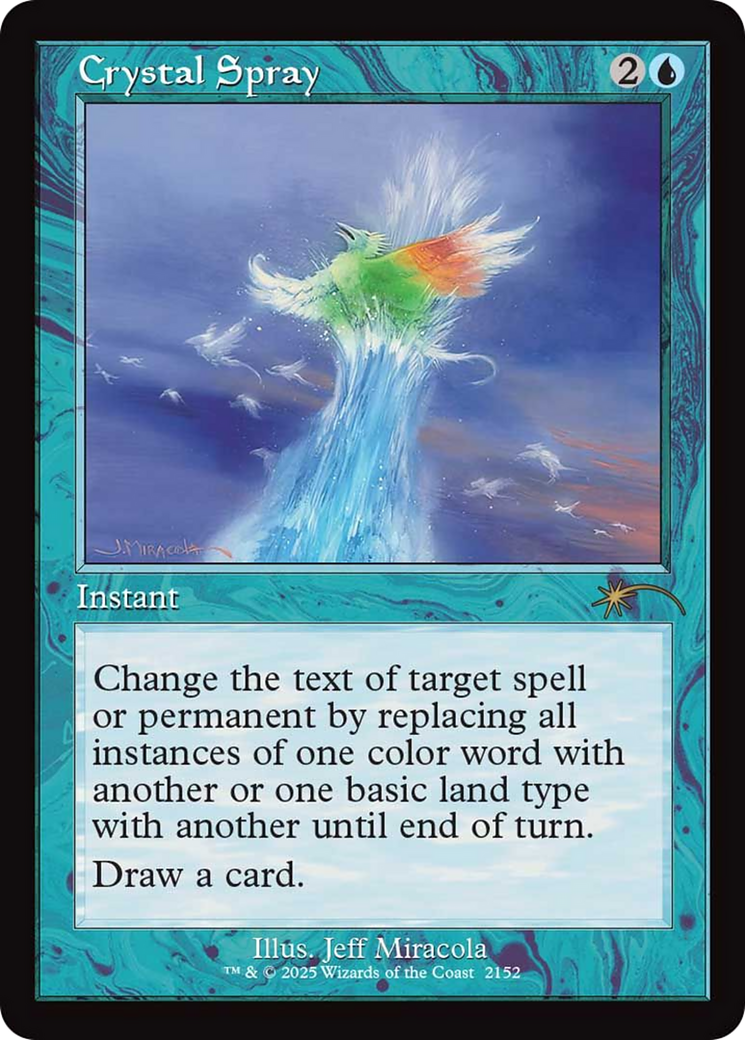 Crystal Spray (Retro Frame) [Secret Lair Drop Series] | Cracking-Singles