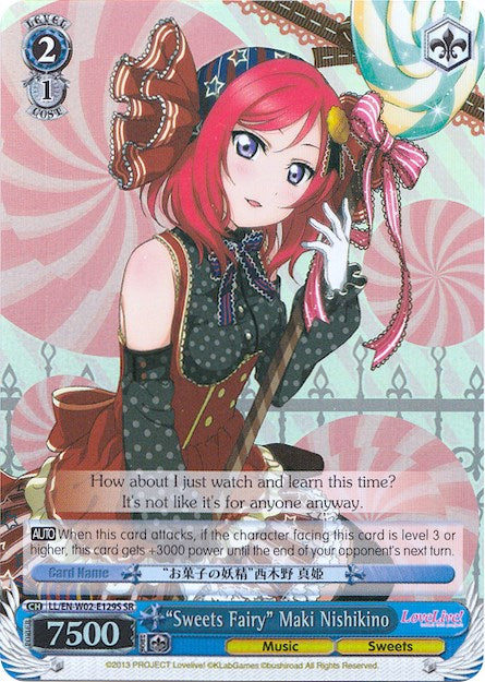 "Sweets Fairy" Maki Nishikino (LL/EN-W02-E129S SR) [Love Live! DX Vol.2] | Cracking-Singles
