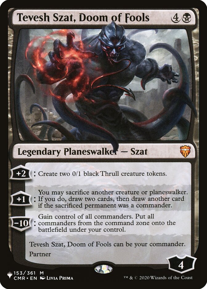 Tevesh Szat, Doom of Fools [The List] | Cracking-Singles