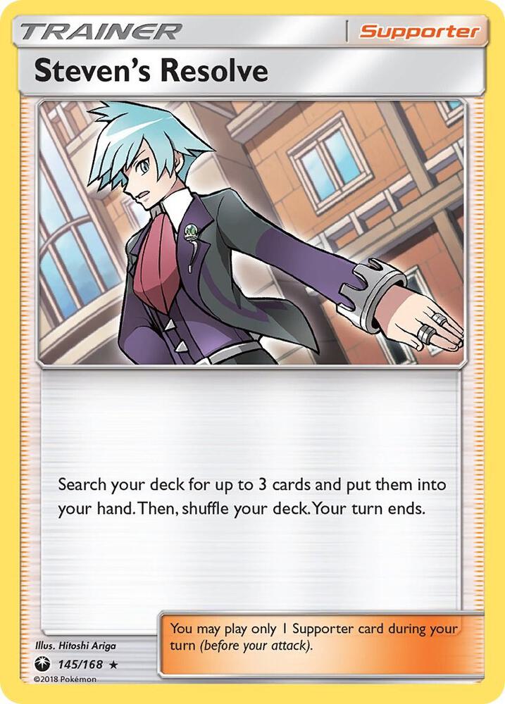 Steven's Resolve (145/168) [Sun & Moon: Celestial Storm] | Cracking-Singles