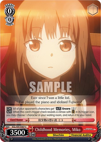 Childhood Memories, Miko [Kaguya-Sama: Love is War?] | Cracking-Singles