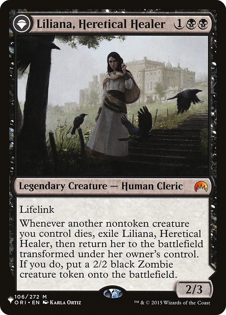 Liliana, Heretical Healer // Liliana, Defiant Necromancer [Secret Lair: From Cute to Brute] | Cracking-Singles