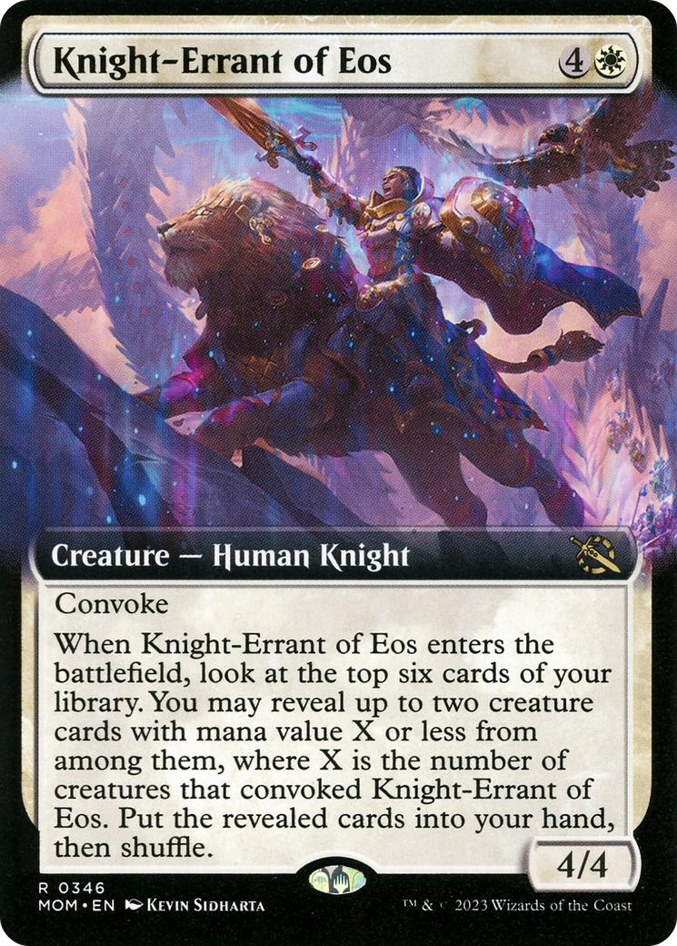 Knight-Errant of Eos (Extended Art) [March of the Machine] | Cracking-Singles